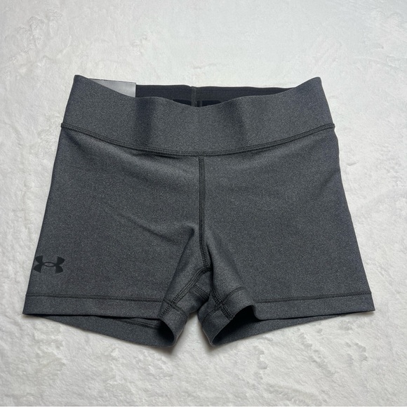 Under Armour Gray Athletic Shorts Moisture-Wicking Elastic Waistband - Picture 1 of 5